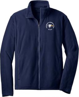 Adult Microfleece Jacket, Navy